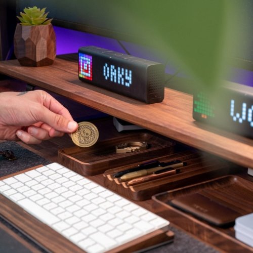 Veľký podnos - OakyBlocks - Farba: Orech