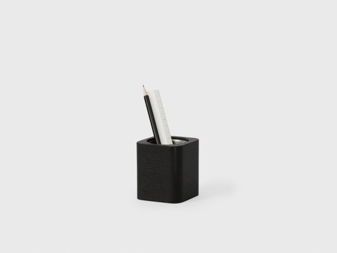 Drevený kvetináč štvorec - Farba: Dub