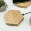 Bezdrôtová nabíjačka Bewood Slim Hexagon QI 15W Dub