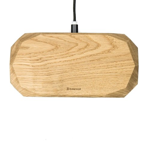Bezdrôtová nabíjačka Bewood dvojitá QI 10W Dub