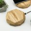 Bezdrôtová nabíjačka Bewood geometrická QI 15W Dub