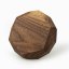 Bezdrôtová nabíjačka Bewood geometrická QI 15W Orech