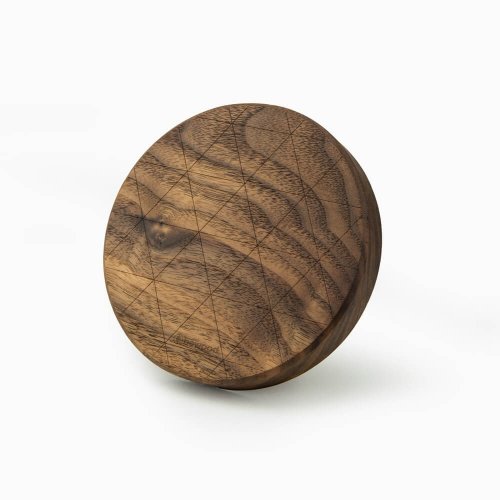 Bezdrôtová nabíjačka Bewood Slim kruhová QI 15W Orech