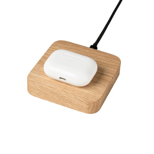 Bezdrôtová nabíjačka - OakyBlocks - Farba: Orech