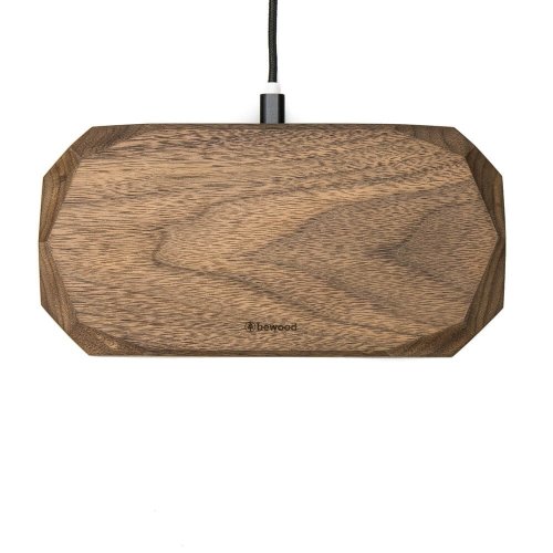 Bezdrôtová nabíjačka Bewood dvojitá QI 10W Orech