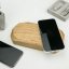 Bezdrôtová nabíjačka Bewood dvojitá QI 10W Dub