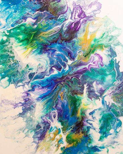 Akrylový obraz spring  70 x 50 cm