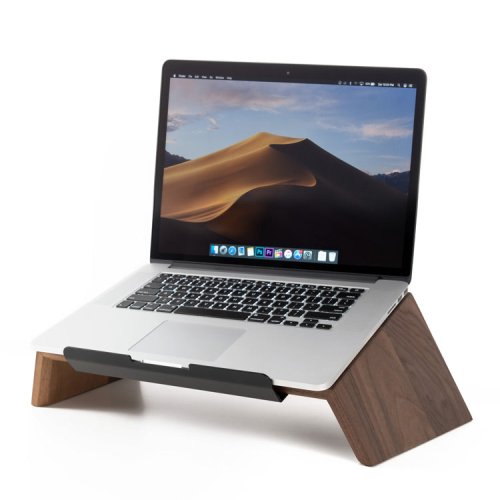Drevený stojan na laptop - Farba: Čierna