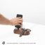 Trojitý drevený nabíjací dok na iPhone, Apple Watch, AirPods