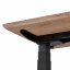 Výškovo nastaviteľný stôl z drevenej dyhy - Farba: Orech, Veľkosť: 160X80