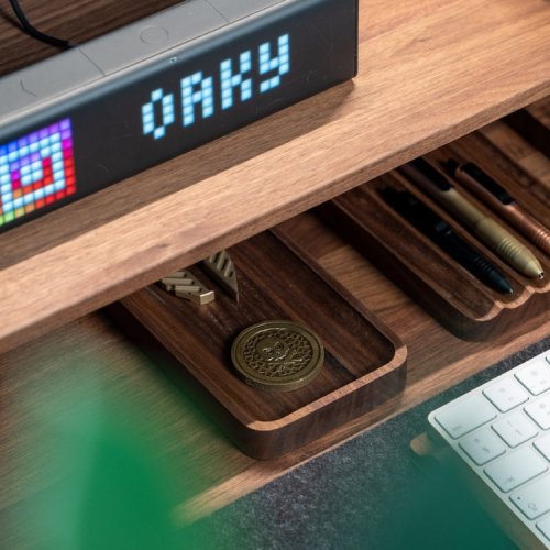 Veľký podnos - OakyBlocks - Farba: Orech