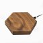 Bezdrôtová nabíjačka Bewood Slim Hexagon QI 15W Orech