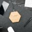 Bezdrôtová nabíjačka Bewood Slim Hexagon QI 15W Dub