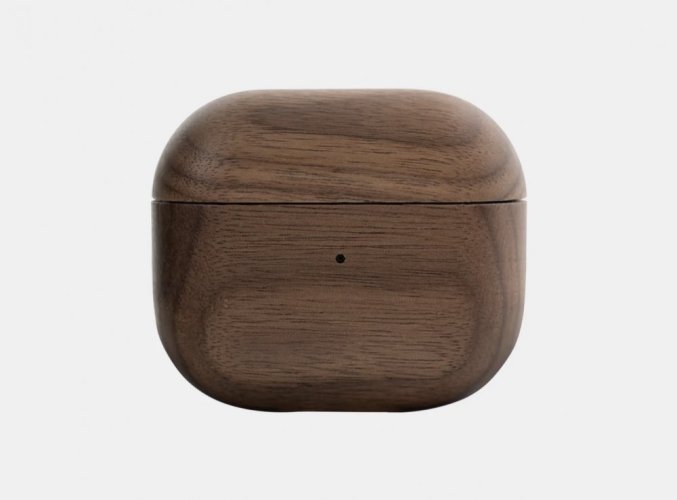 Drevený obal pre Apple AirPods 3 - Farba: Orech